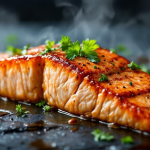 Chili-Crisp Seared Salmon with Garlic-Lime Pan Sauce - Fresh Start 30: A Journey To Better Health